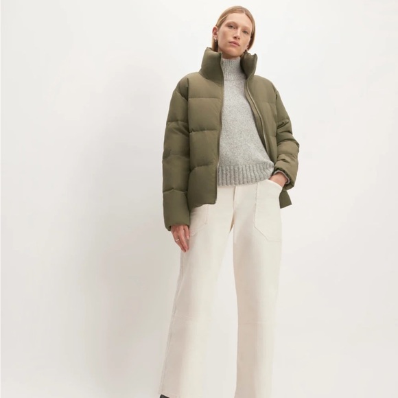 Everlane Olive Green Down Jacket - Picture 7 of 10